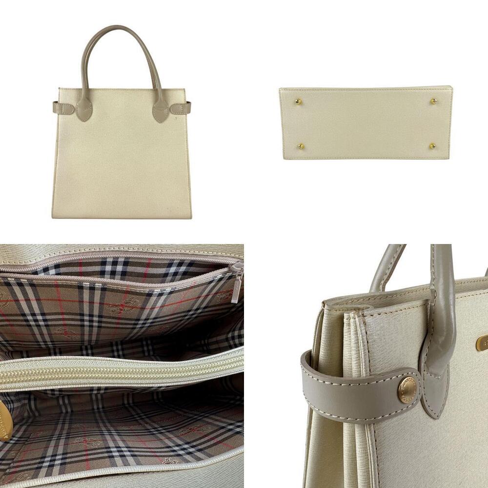 Burberry White Leather Handbag - Picture 3 of 4